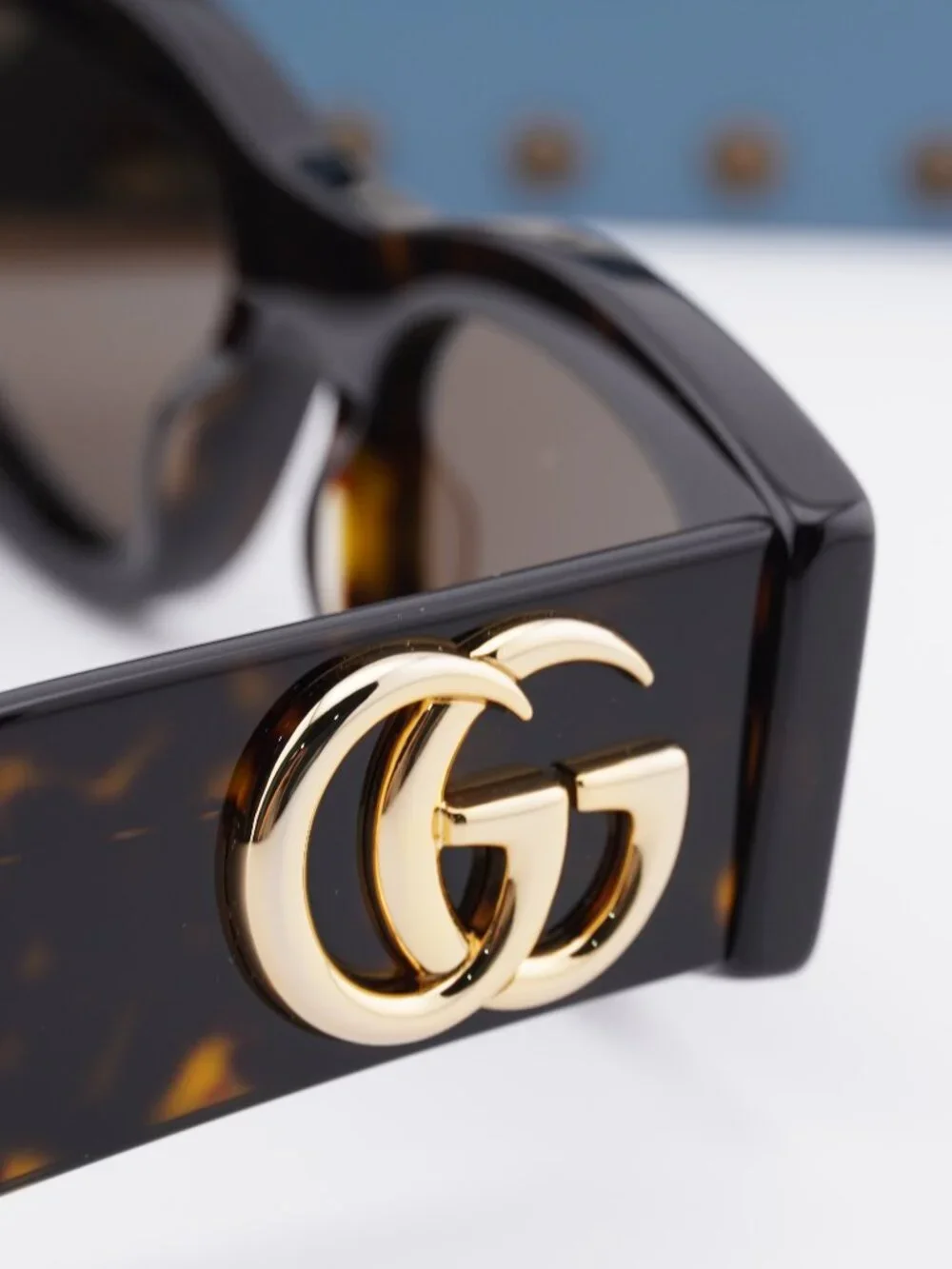 Gucci GG1754S 002 Women Square Sunglasses - Havana / Brown